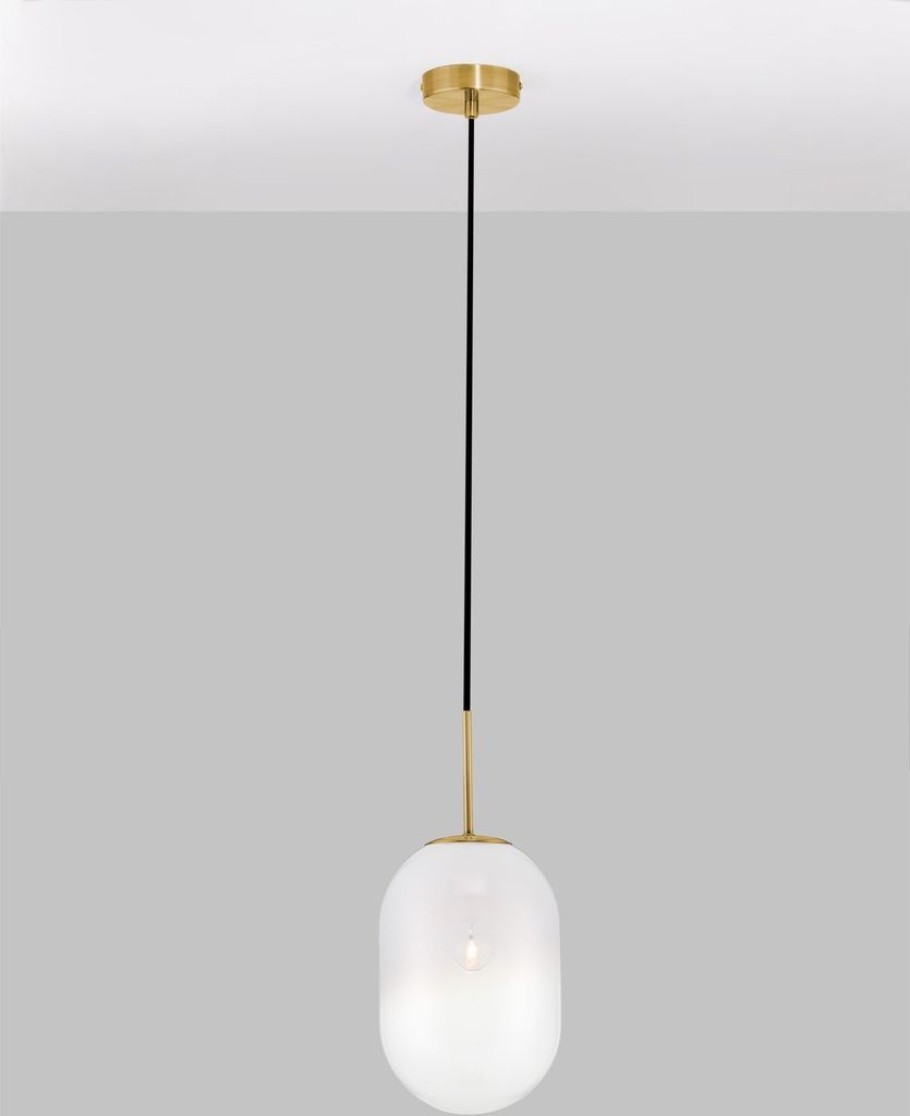 Nova Luce CHRYSI Pendelleuchte E14 Gold 120x18cm dimmbar 9092822
