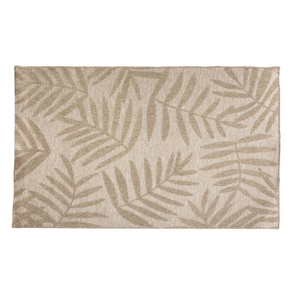 Outdoor indoor teppich "coya" 160x230cm beige leinen - Atmosphera créateur d'intérieur