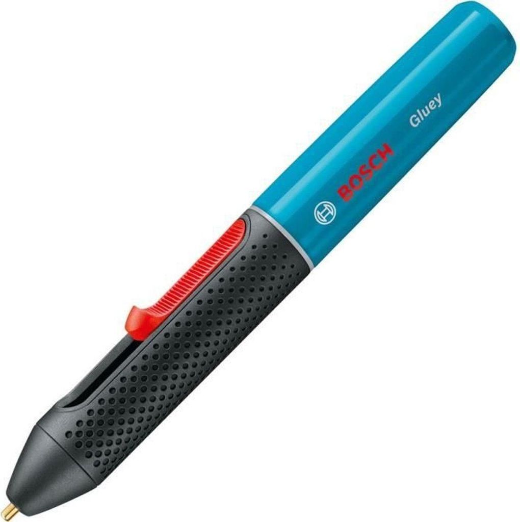 A product shot of a cordless glue gun.