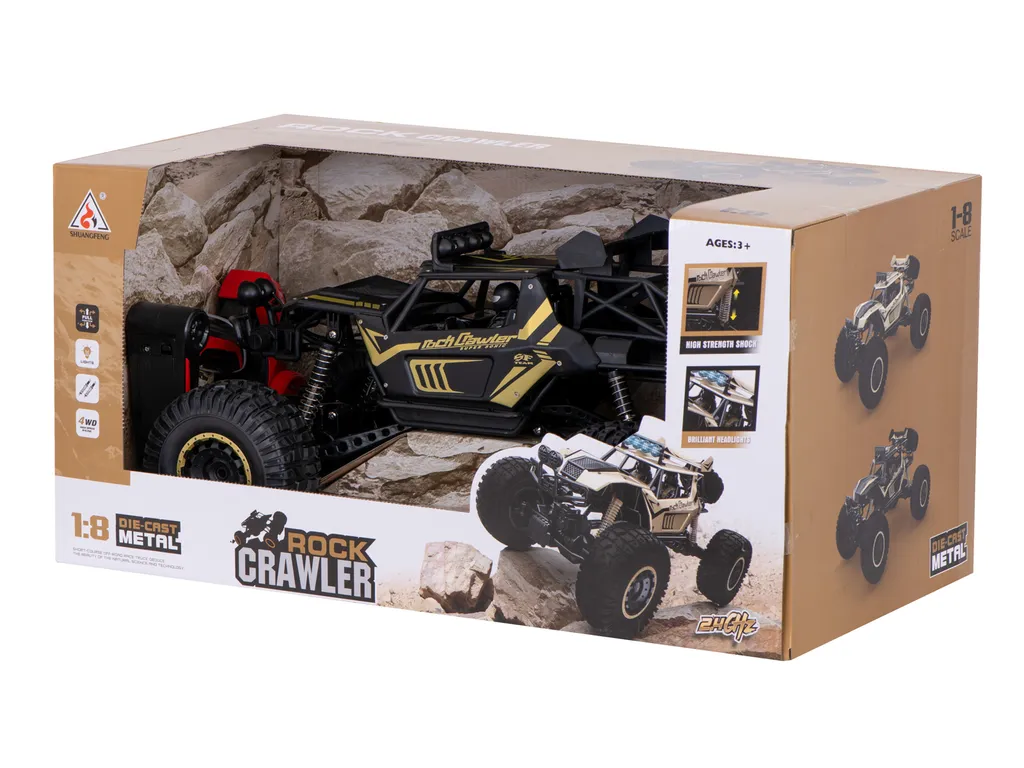 Crawler RC Robuste 1:8 - Ne reste plus bloqué sur les terrains difficiles - 13