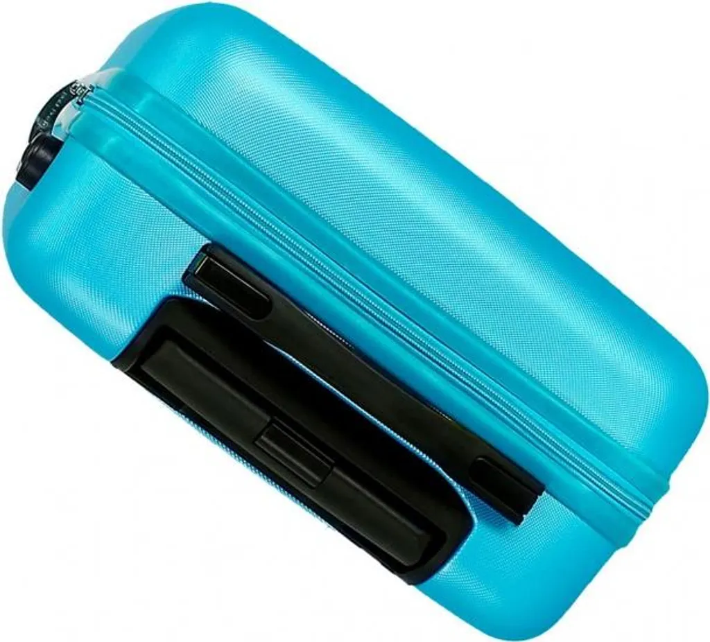 Set de Valises Rigides Roll Road Flex en ABS Bleu Clair 3 Pièces - 11