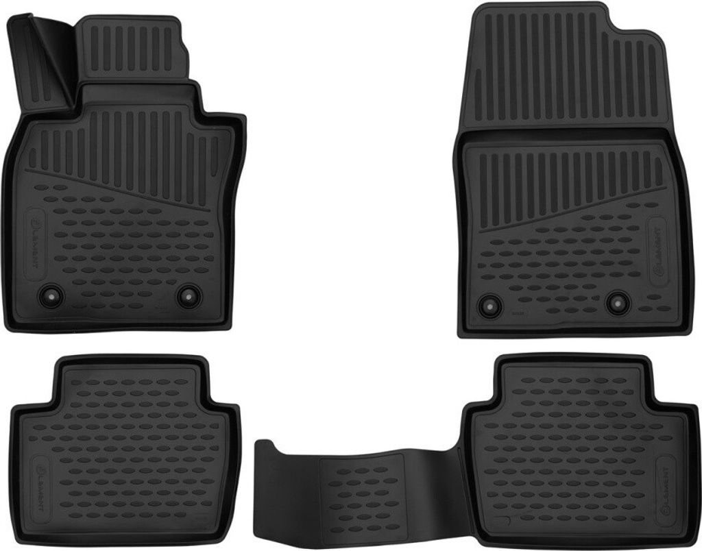 ELEMENT Gummi-Fussmatten 3D kompatible mit MAZDA CX-30, 2019->, 4 tlg.