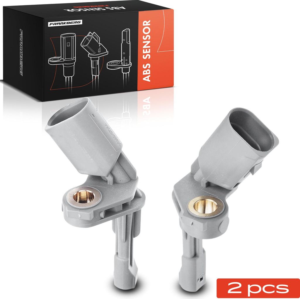 Frankberg 2x ABS Sensor Hinten Links Rechts für VW Passat Sharan Tiguan Golf 6 Audi Q3