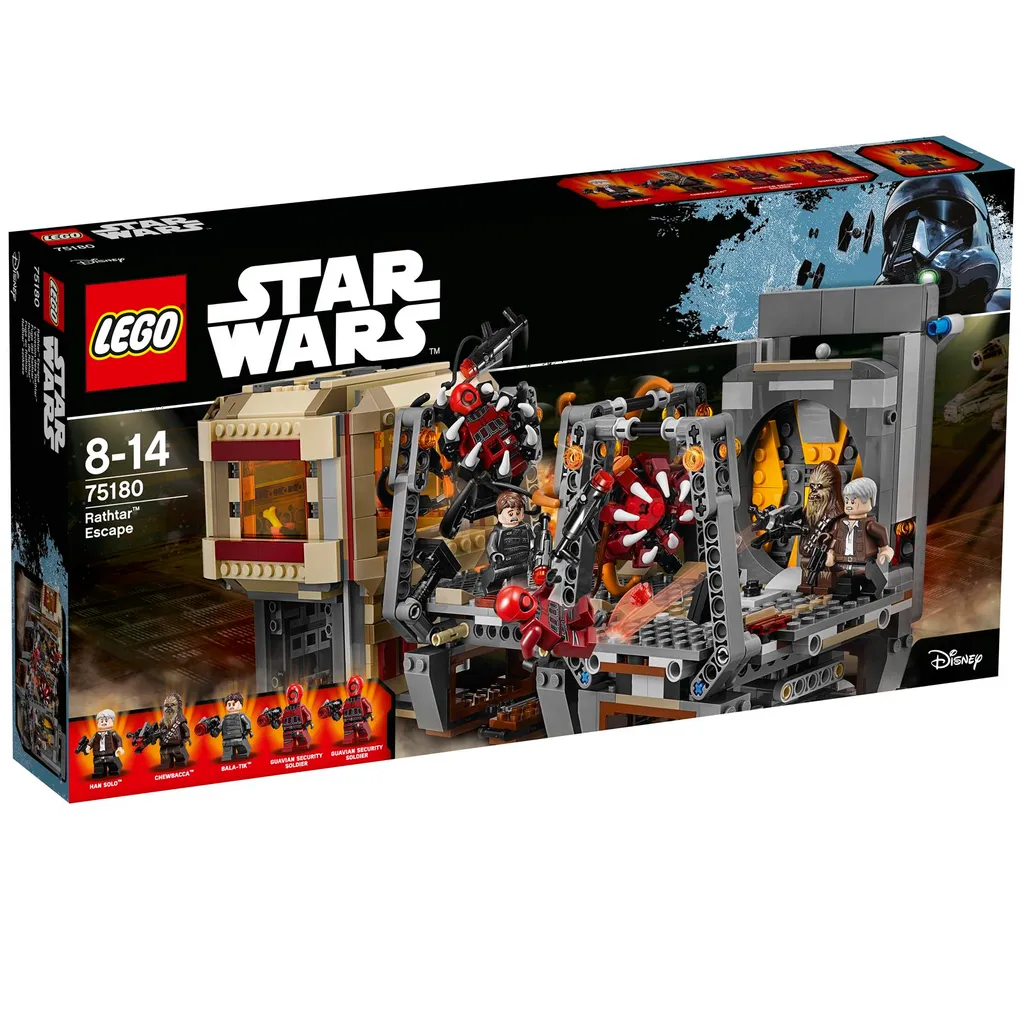 Jeu de Construction LEGO Star Wars 75180 Évasion de Rathtar pour Enfant