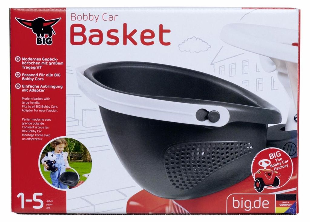 BIG Bobby Car Gepäckkorb, 1 Jahr(e), Schwarz Produktbild 
