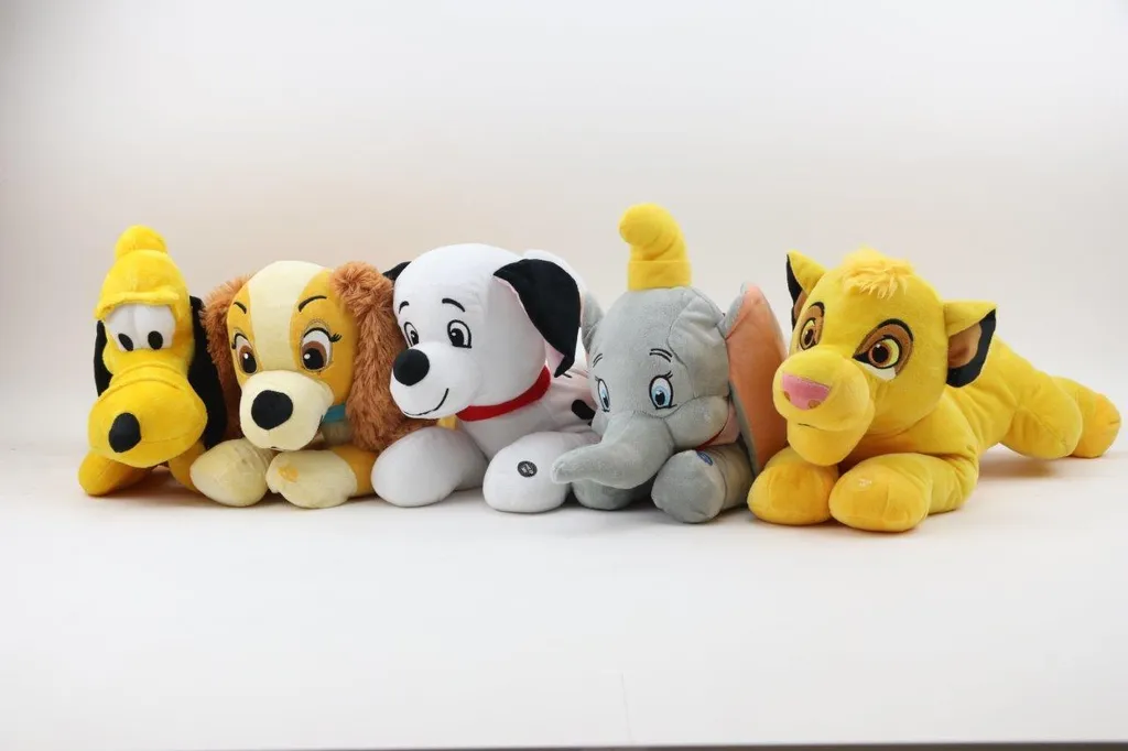 Peluche Animaux Disney 50 cm avec Effets Sonores et Texture Soft