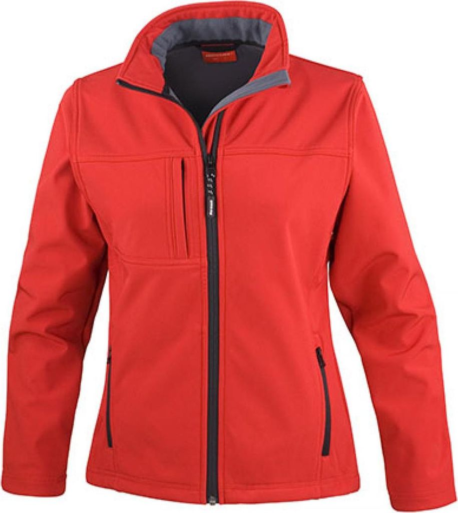 Result R121F | Ladies Classic Soft Shell Jacket - Farbe: Red - Größe: S