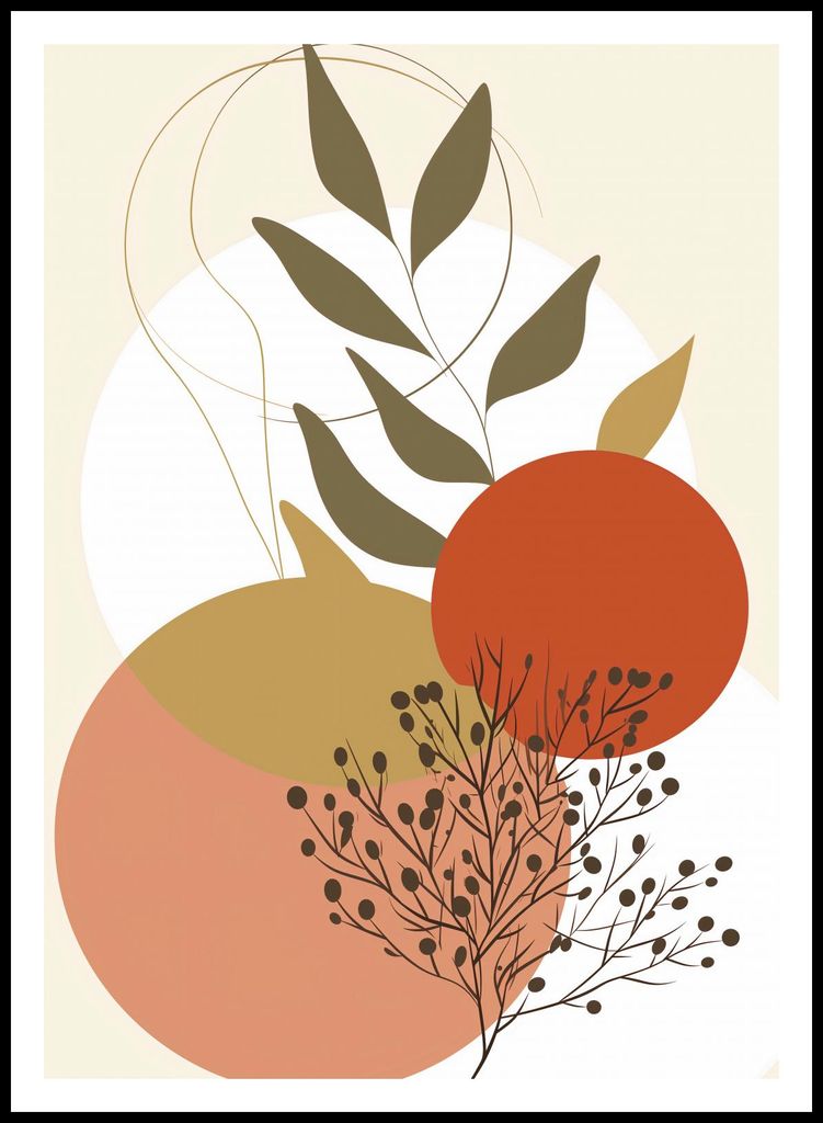 Plakat 67,5x95cm Herbstimpression