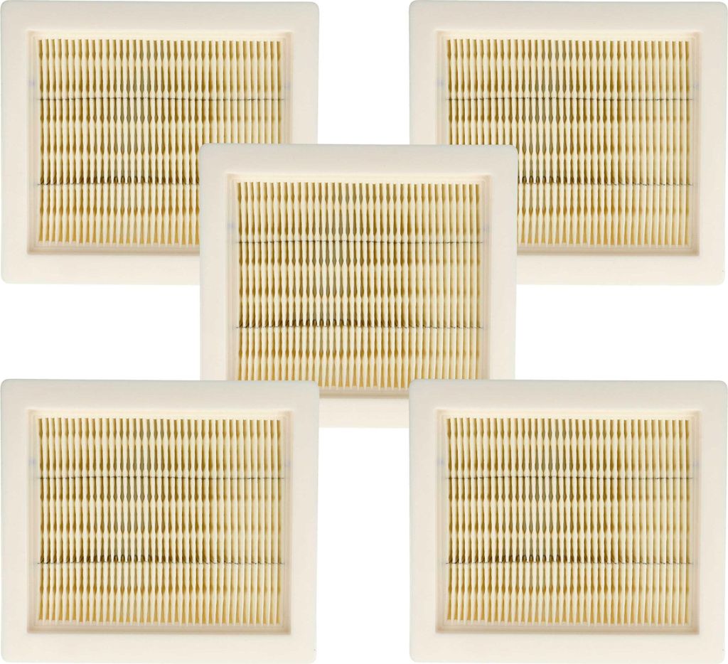 vhbw 5x Flachfaltenfilter H11 Ersatz für Hilti VC 5, VC 75-1, 2192229 für Staubsauger