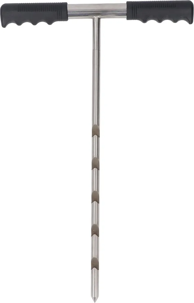 Sonde d'échantillonnage du sol en acier inoxydable ajustable 48 pouces
