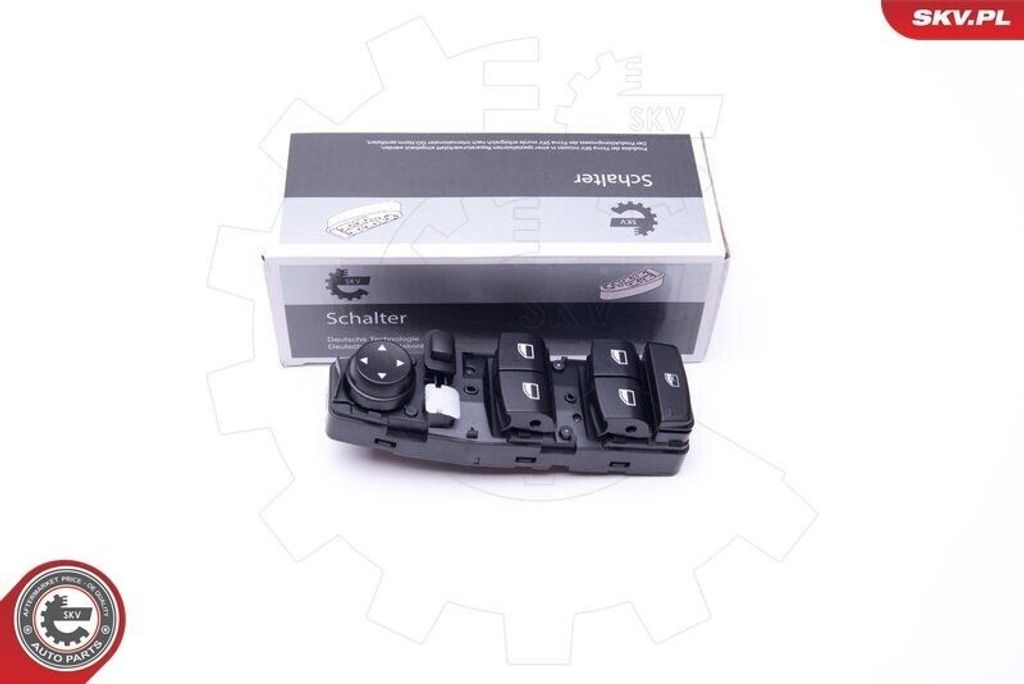 ESEN SKV 37SKV043 Fensterheberschalter für BMW 5 Touring (F11) Vorne Fensterheber Schalter
