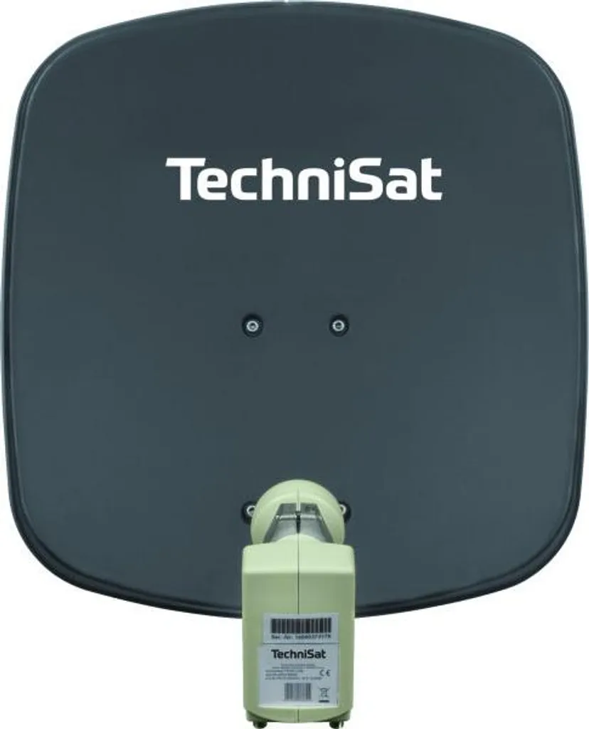 Antenna Satellitare 45cm TechniSat DigiDish Alluminio LNB V/H Grigio