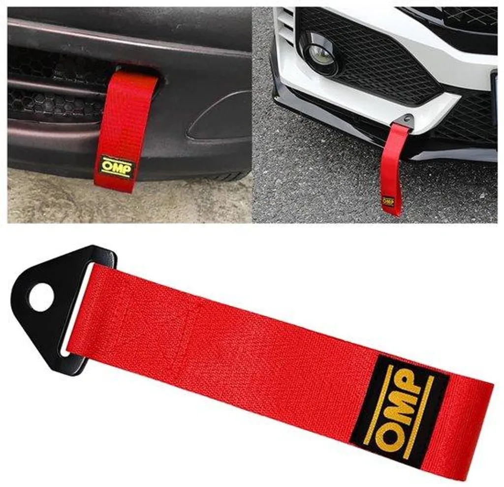 Pack de 2 décorations rouges pour pare-chocs de voiture de circuit
