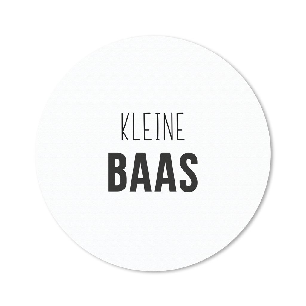 MuchoWow Mauspad Mousepad Sprichwörter - Kleiner Chef - Kinder - Zitate 40x40 cm - Mousepads - Maus Mat - Pad - Mausunterlage - Schreibtisch Acc...
