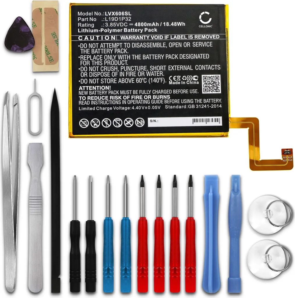 Batterie CELLONIC pour Lenovo Tab M10 Plus TB-X606F L19D1P32 4800mAh