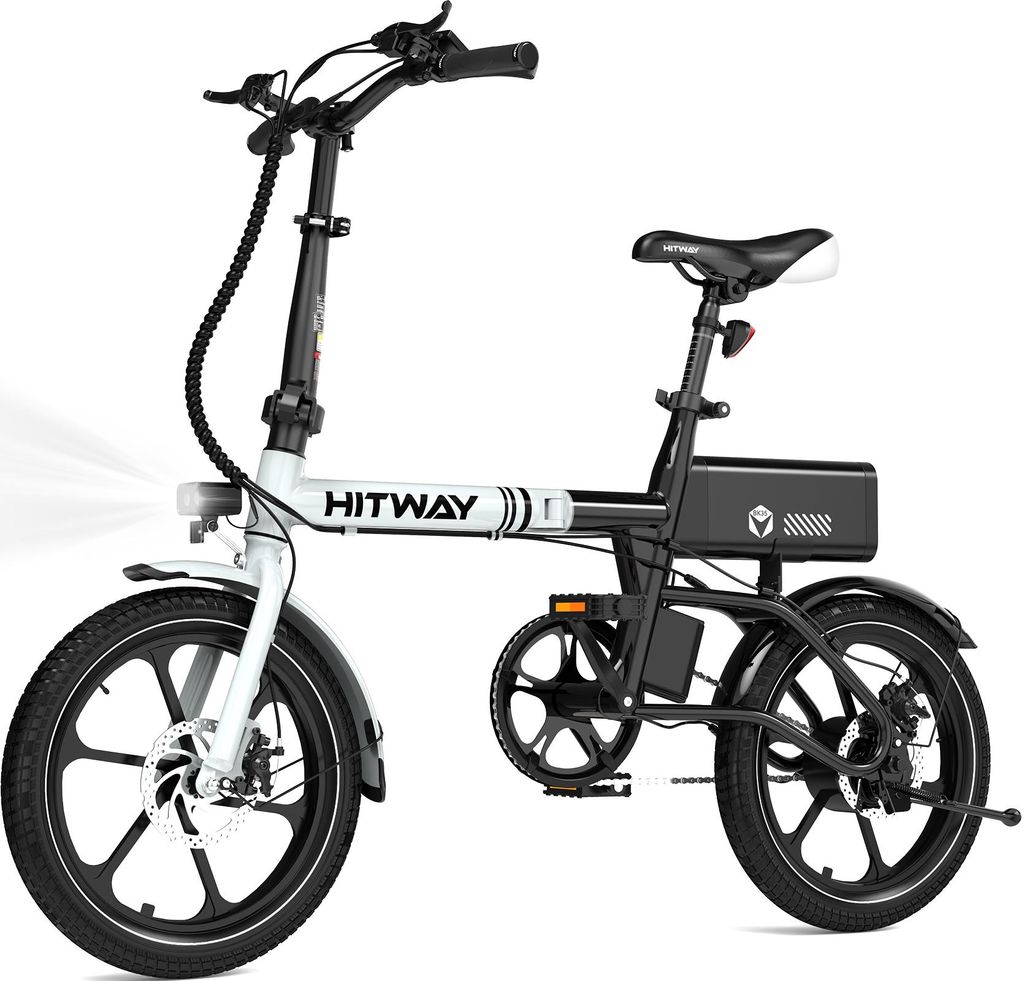 HITWAY BK35 E-Bike 16 Zoll Elektrofahrrad Klapprad, E-Faltrad, Pedelec, 35-70km, 250W Heckmotor , E-Citybike bis 25km/h