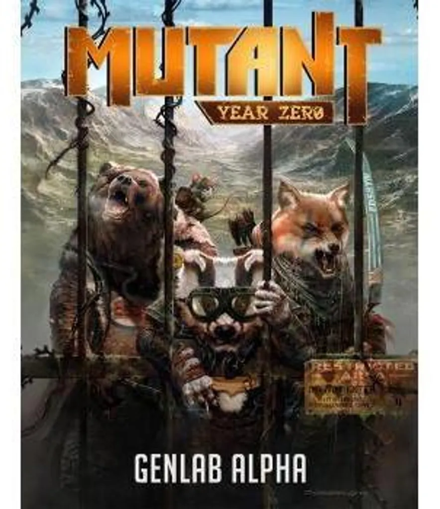 Livre de base Genlab Alpha : Jeu de rôle complet Mutant Year Zero JDR