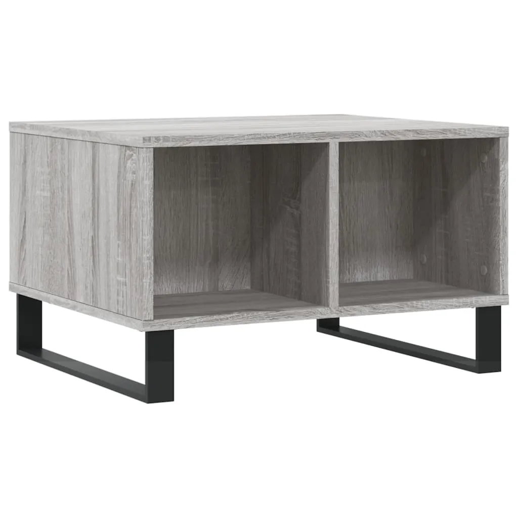 Tavolino da Caffè Grigio Sonoma 60x50 cm | Mobile Basso Multiuso