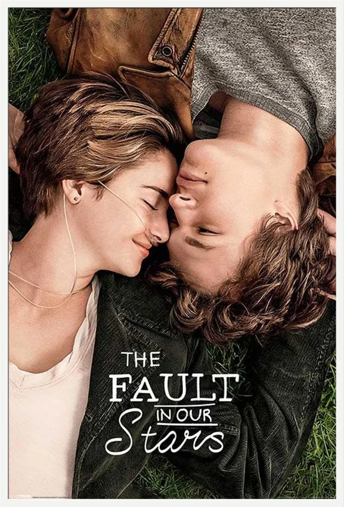 Affiche The Fault in Our Stars avec Cadre Shinsuke Blanc 61x91,5 cm