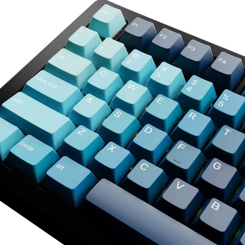 Keycaps PBT Glorious GPBT Gradient Touches Dye-Sub Robustes ANSI US