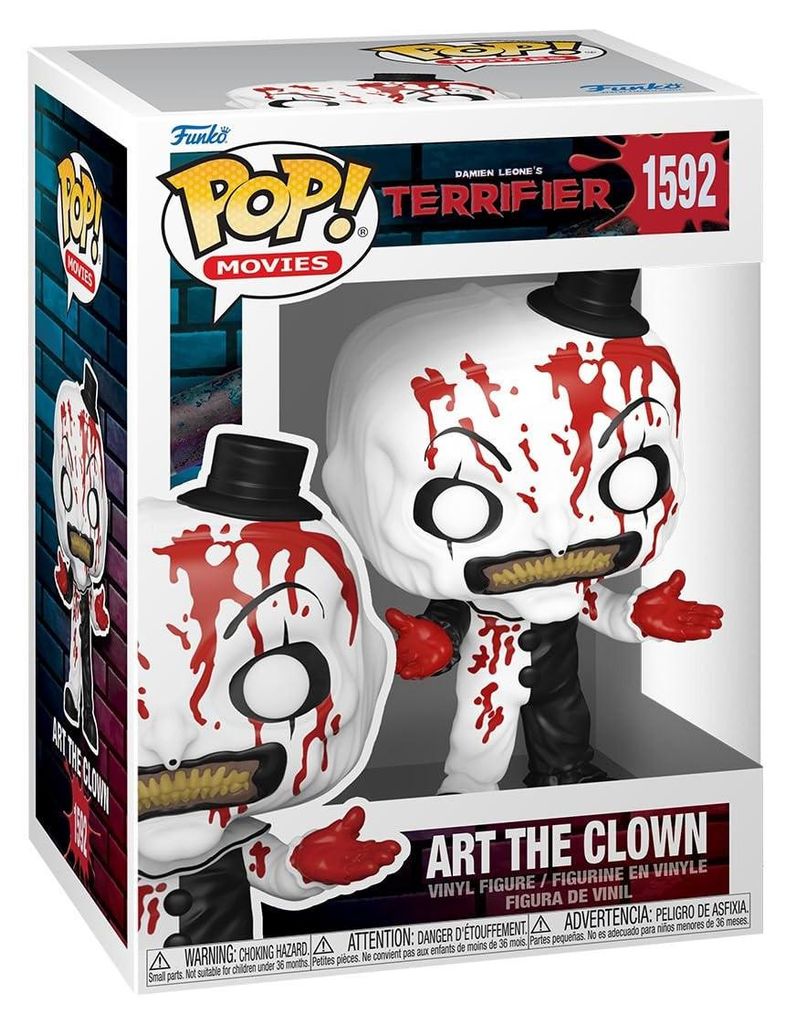 Terrifier 2 POP! Movies Vinyl Figur Art the Clown(BD) 9 cm Obrázok produktu 