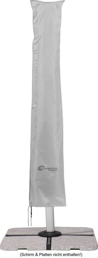 Schneider Schutzhülle für Ampelschirme bis 400 cm Ø und 300 x 300 cm, 813-40, silbergrau, 240 x 57 cm, 0.4 kg, Silber