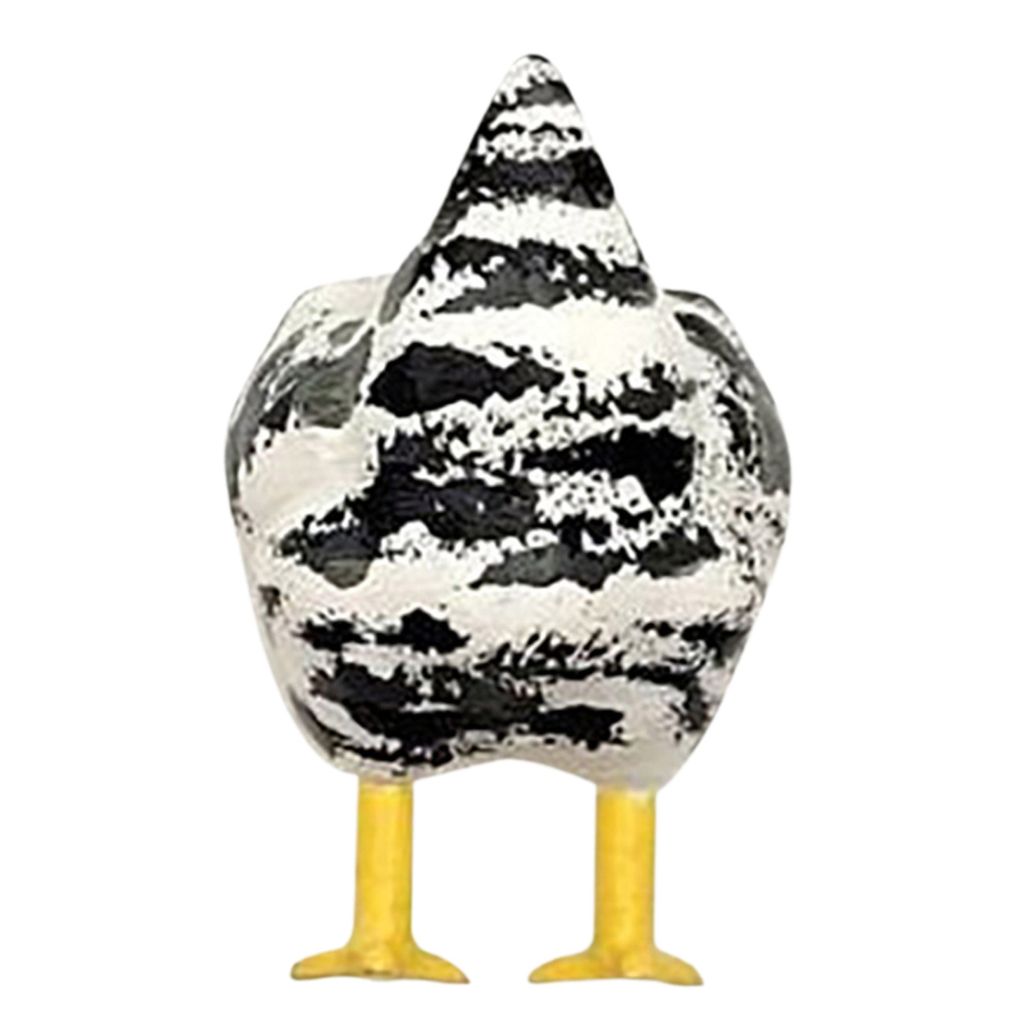 Kühlschrankmagnet mit Huhn-Hintern, stark klebend, abnehmbar, 3D-Effekt, dekorativer Anti-Fall-eingebauter Magnetaufkleber, Küchendekoration-Schwarz