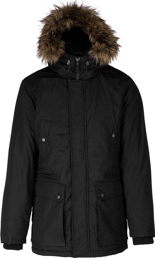 Kariban Erwachsene Uni Winter Parka Jacke PC3818 (S) (Schwarz)
