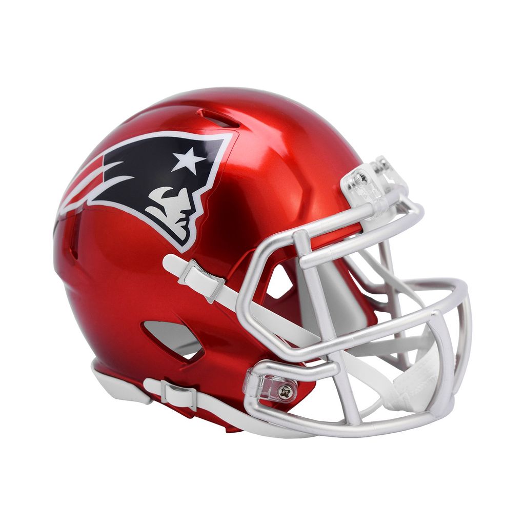 Riddell Speed Mini Football Helm FLASH New England Patriots