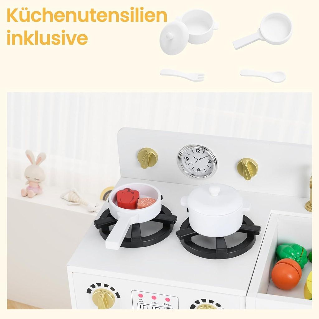 Cuisine Miniature Réaliste Cuisine Enfant Bois KRUZZEL Blanc/Beige/Gris - Jouet Éducatif 3 Ans Et Plus Cuisine Enfant Frigo Robinet Cuisine Miniature Réaliste Cuisine Enfant Bois KRUZZEL Blanc/Beige/Gris - Jouet Éducatif 3 Ans Et Plus Cuisine Enfant Frigo Robinet