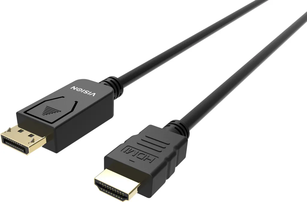 Cavo Video Vision 2m DisplayPort HDMI 4K - Installazione Professionale