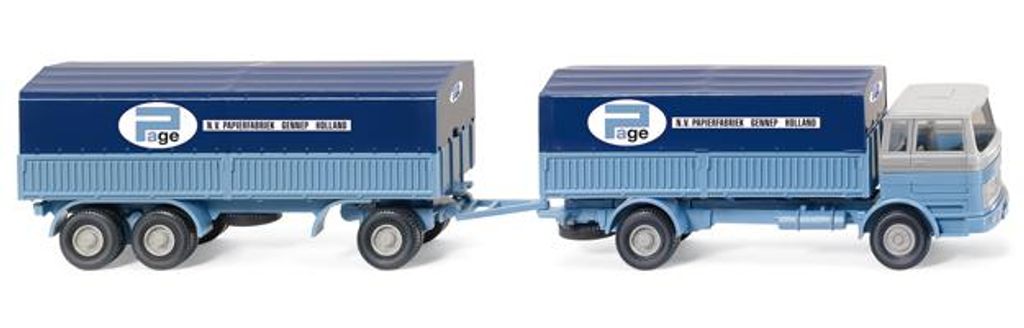 Wiking LKW MB 1620 PrHZ Papierfabrik Pape