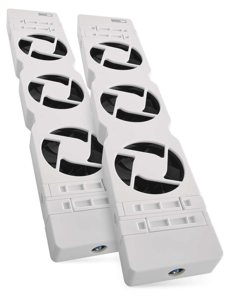 Ventilátor pod radiátor DUO, bílý