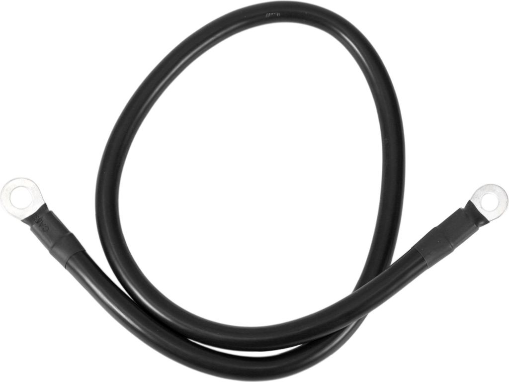 75cm 2AWG Batterie Wechselrichter Kabel 3/8" 5/16" Batterie Kabel Verzinntes Kupfer Schwarz OT Typ 1 Stück