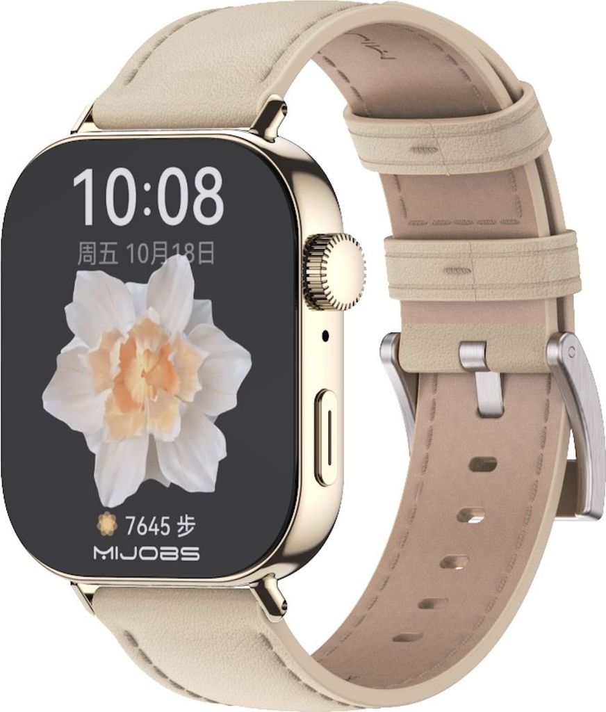 Smartwatch Armband Leder für Huawei Watch Fit 5 4 / Fit 5 4 Pro / 3 Beige / Gold