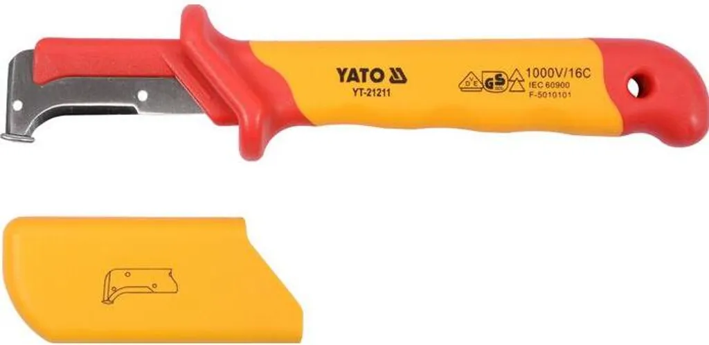 Yato Coltello da Smontaggio Isolato VDE - Sicurezza per Elettricisti 38mm
