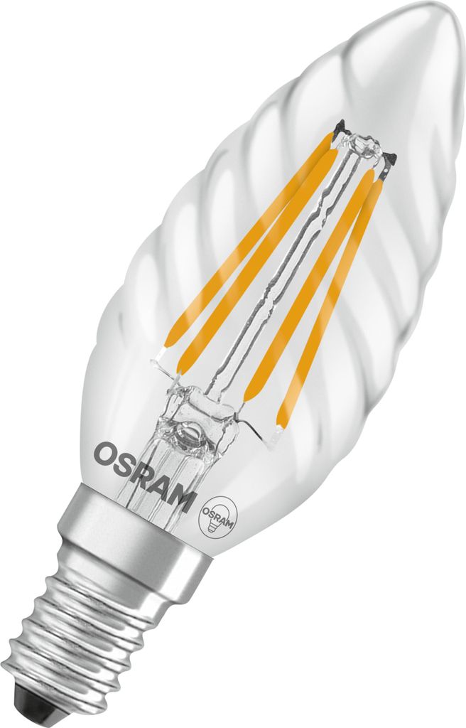 OSRAM 4099854467608 LED-Lampen, klassische gedrehte Minikerzenform 3.4 W 470 lm