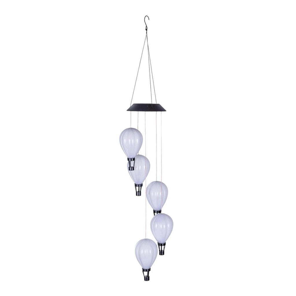 Windspiel Luftballon Heißluftballon LED Solar Lichterkette Produktbild 