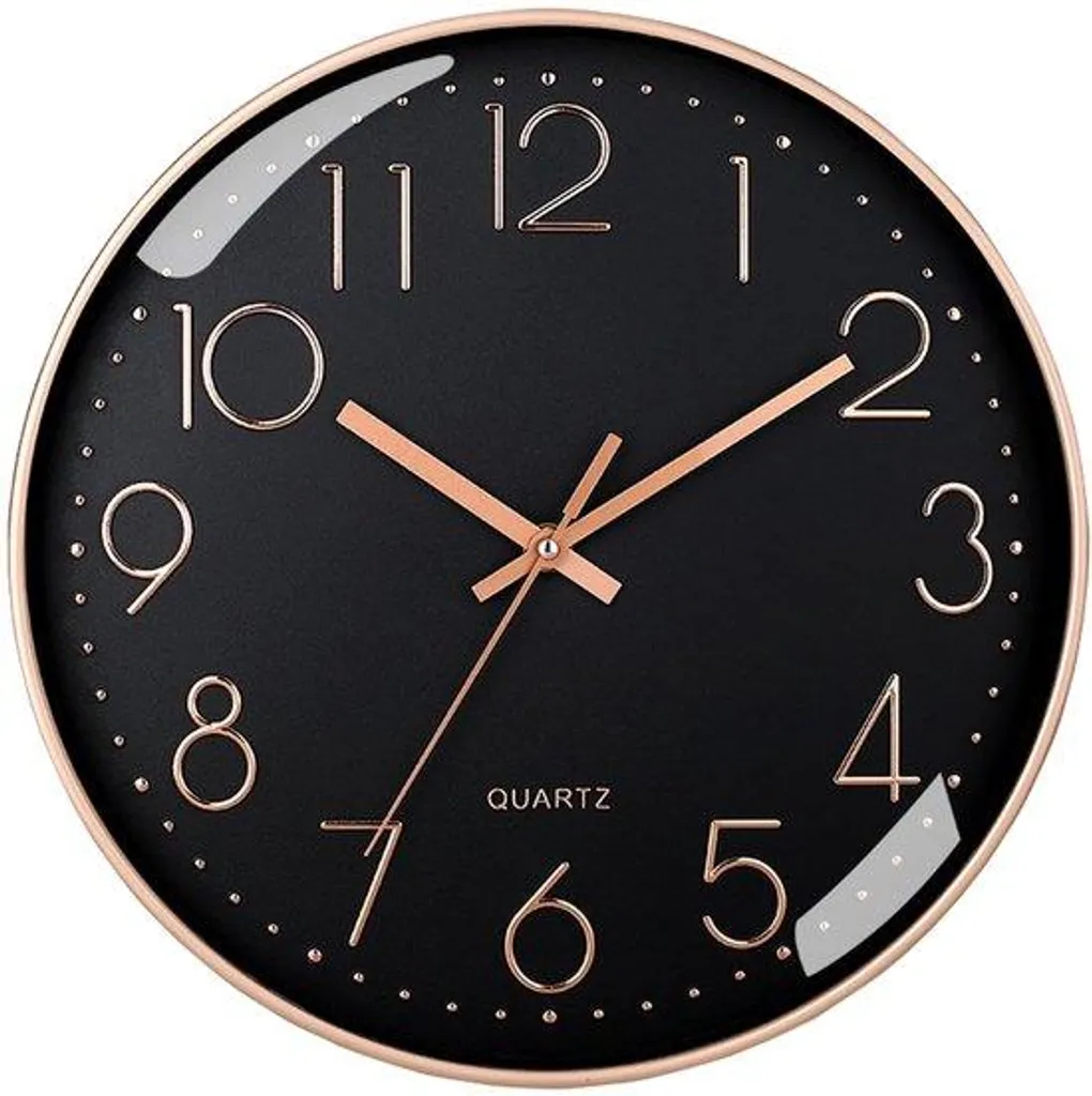 Horloge murale silencieuse : fini le tic-tac avec ce modèle moderne 20cm
