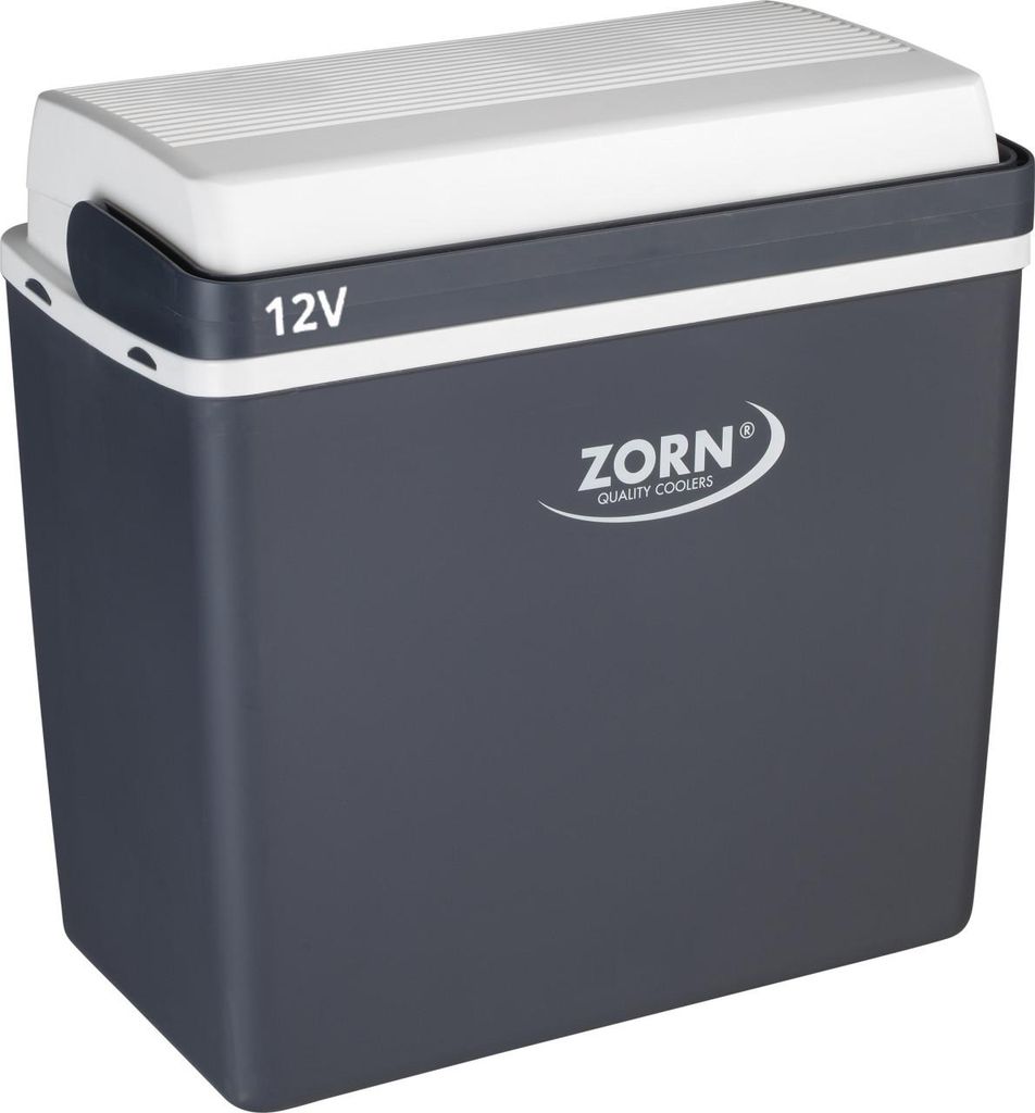 Zorn Kühlbox elektrisch ZA24 12V Anschluss Auto & Caravan grau/weiß 21,9 L