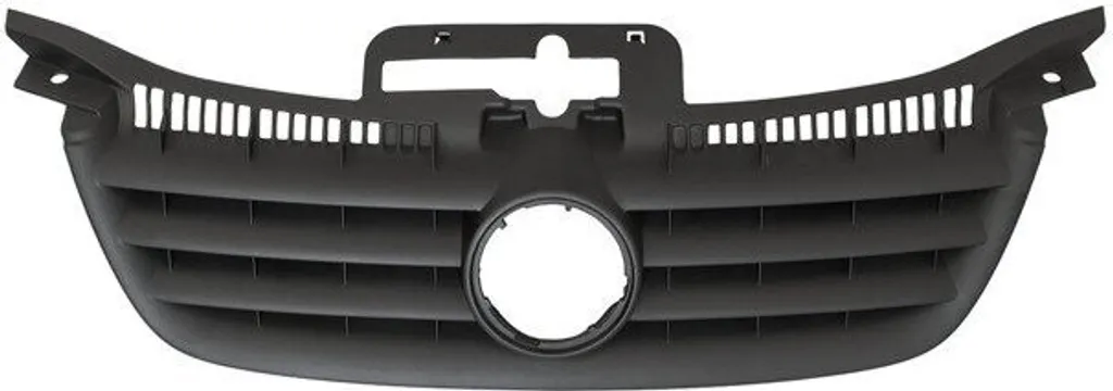 Grille de Radiateur Centrale pour VW Touran et Caddy 3 Finition Noire
