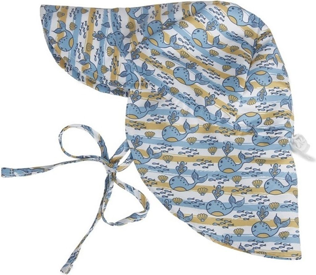 Babymütze für Strand - Wal mit UV-Schutz KP4801