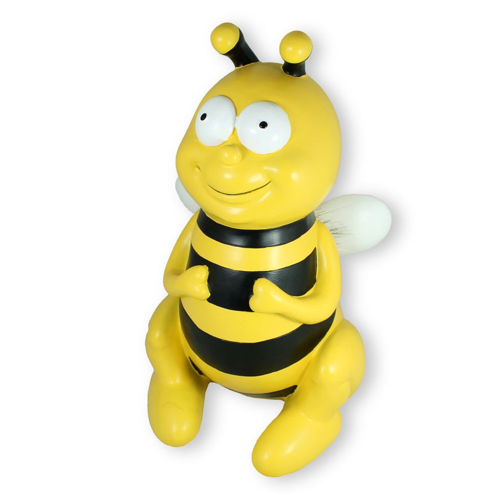 Bienen Figur sitzend 45 cm Bienen Deko Bienen