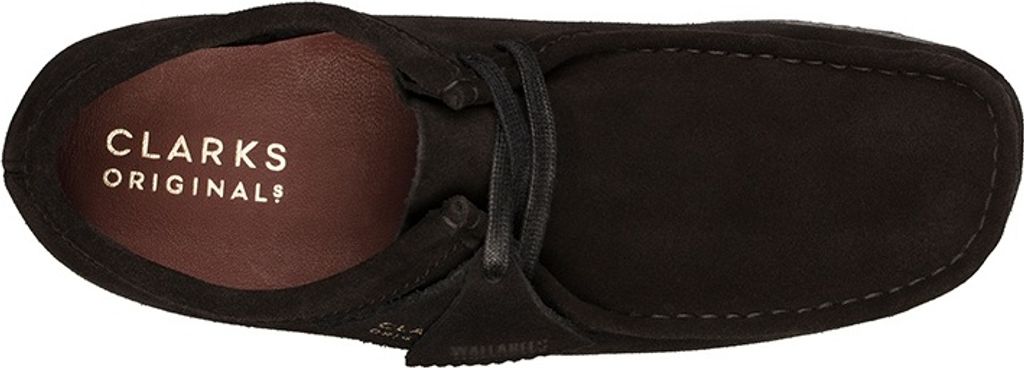 Clarks Originals Wallabee Wildlederschuhe, Schwarz 42 EU Produktbild 3