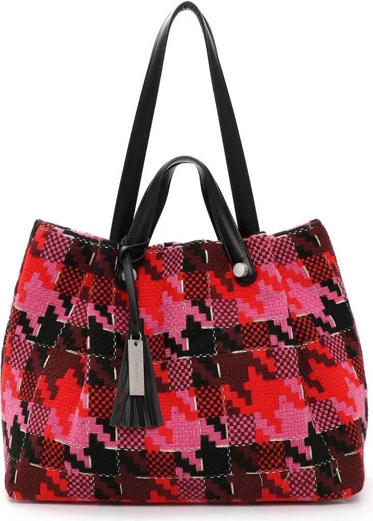 SURI FREY sac à épaule July City Shopper Pink Kombi multicolore chic