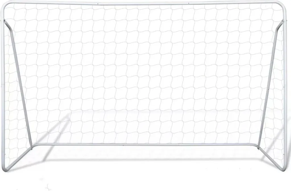 But de foot en acier vidaXL 240 cm résistant aux intempéries jardin