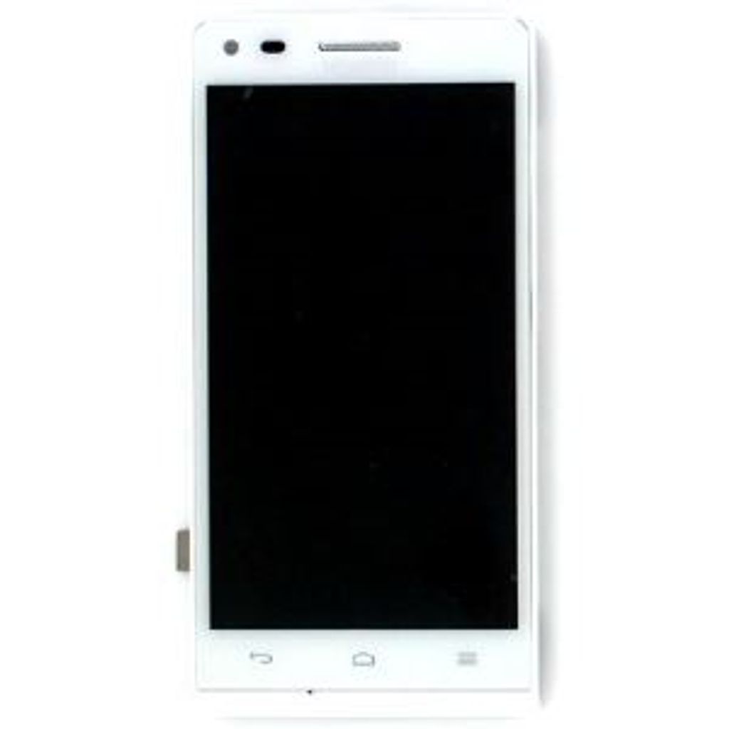 Huawei Ascend G6 LCD Einheit mit Rahmen Weiss Produktbild 
