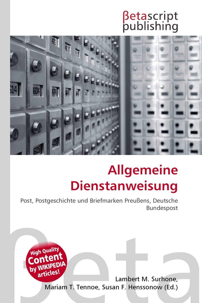 Allgemeine Dienstanweisung