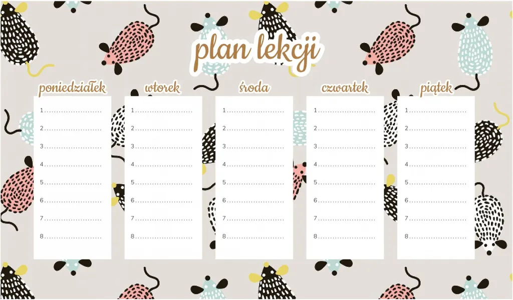 Organizer Magnetico Cameretta Topini Pastello 45x26 cm - Must Have!
