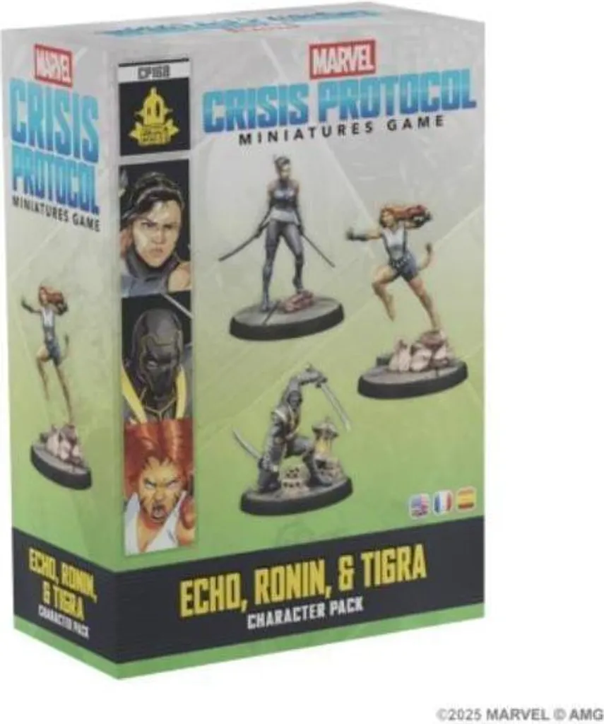 Jouer avec Echo Ronin et Tigra dans Marvel Crisis Protocol kit AMGE2108